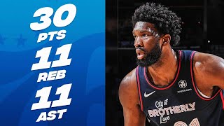 Joel Embiid Does It ALL In TRIPLEDOUBLE Performance 👏  November 27 2023 [upl. by Noira]