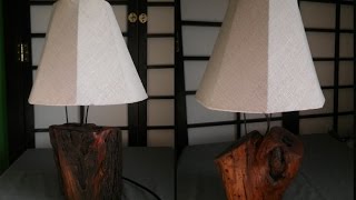 Rustic table lamps making [upl. by Teak859]