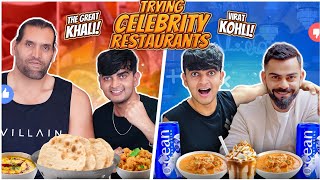 Eating at Every Celebrity Restaurant for 24 Hours [upl. by Arhoz]