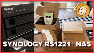 Synology RS1221 NAS with E10M20T1 expansion card  Unboxing Setup and Configuration [upl. by Braunstein828]