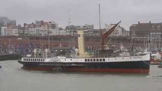 Medway Queen arriving at Ramsgate to commemorate Operation Dynamo [upl. by Kingston]