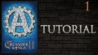 CK2 Crusader Kings 2 Tutorial for New Players Lets Play Part 1 [upl. by Auhsoj]