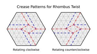 Origami Tessellation Basics Rhombus Twist [upl. by Adnalohs]