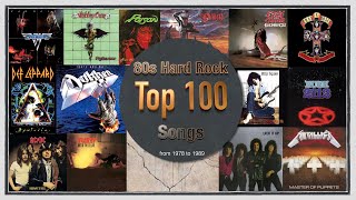 Top 100 80s Hard Rock Songs [upl. by Onyx116]