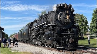 Chasing NKP 765 on its TRI State Steam Excursion 2024 across THREE STATES [upl. by Aseral]