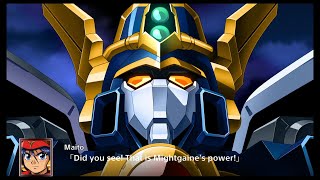 Super Robot Wars X  Mightgaine  All Attacks English [upl. by Akimit]