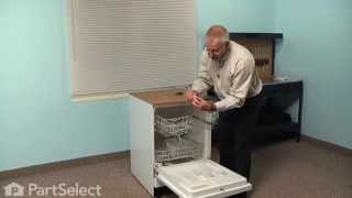 Dishwasher Repair  Replacing the Upper Rack Assembly GE Part  WD28X10210 [upl. by Yeaton]