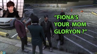 Sykkuno Find out quotFiona is Gloryons MOMquot  GTA 5 Sykkuno Fiona Gloryon [upl. by Rehpinnej794]