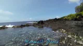 Mermaid Pools and GoPro in Puna Hawaii [upl. by Seeto689]