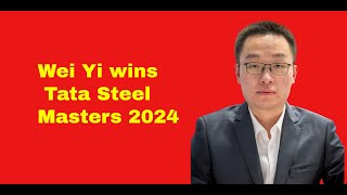 A Gem From Tata Steel Masters 2024  Wei Yi vs Max Warmerdam Wijk aan Zee NED [upl. by Audri]