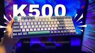 TECLADO MACHENIKE K500 do AliExpress é bom mesmo  unboxing e impressões [upl. by Dnaltiak623]