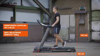 Loopband  Focus Fitness Jet 7  Productinformatie  Betersport [upl. by Aulea452]