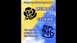 Melrose v Selkirk 280924 [upl. by Nohtahoj344]