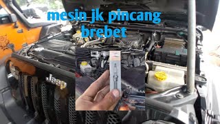 jeep wrangler 36L SPARK PLUG CHANGE [upl. by Kokoruda685]