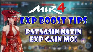 MIR4 EXP BOOST 101  PARA MAS MAPABILIS PAGPAPALEVEL MO  MAKACARNAL MO NA NANGBULLY SAYO [upl. by Atiuqaj801]