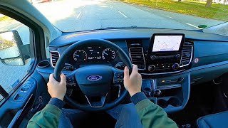 2023 Ford Tourneo Custom Active  pov test drive [upl. by Shaum639]