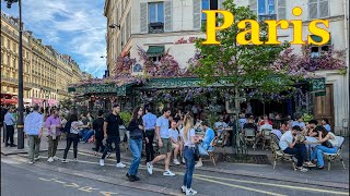 Paris France🇫🇷  Paris walking tour April 2024  Paris 4K  A Walk In Paris [upl. by Acinaj]