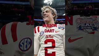 PRESEASON Top 10 Quarterbacks in the 2025 NFL Draft shorts nfldraft [upl. by Znieh137]