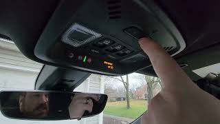 Programming a Chevy Garage Door Opener  3 Button Garage Door Opener on 2023 Chevy Traverse [upl. by Adora]