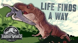 Jurassic World Dinosaur Song “Life Finds a Way”  Official Lyric Video  Mattel Action [upl. by Seamus]