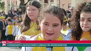 Reggio Calabria  Consegnato il nuovo parco urbano del Rione Marconi [upl. by Erdnaxela]