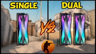 COLOCAR 2 PENTES DE RAM FAZ TANTA DIFERENÇA NO FPS NO CSGO SINGLE CHANNEL VS DUAL CHANNEL [upl. by Lesko]