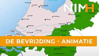 De bevrijding van Nederland 19441945  animatie op de kaart  complete versie [upl. by Aluin130]