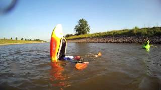 Flatwater Freestyle Kayak Session Weser [upl. by Bhatt]