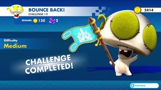 Mario  Rabbids Kingdom Battle  Challenge 19 Bounce Back [upl. by Yblehs]