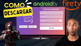 Como descargar e instalar IPTV Smarters en Android TV FireStick y FireTV 2024 tutorial [upl. by Colon]