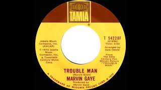 1973 HITS ARCHIVE Trouble Man  Marvin Gaye stereo 45 [upl. by Neila975]