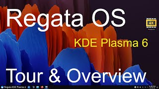 Regata OS  KDE Plasma 6  Gaming Distribution Tour amp Overview [upl. by Mccormick]