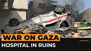 Israeli raid leaves north Gazas Kamal Adwan Hospital in ruins  Al Jazeera Newsfeed [upl. by Daitzman]