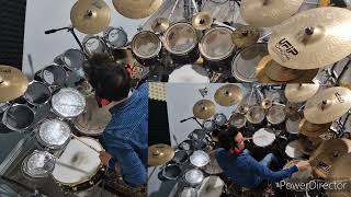 Giovanni Tarantino improvises on Pearl drums on a metronome with a melody by Tama octobans [upl. by Dona]