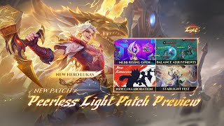 New Patch  Peerless Light Patch Preview  Mobile Legends Bang Bang [upl. by Hannon]