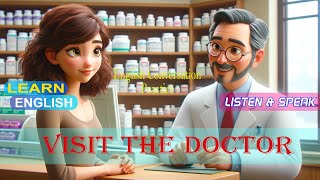 A Visit to the Doctor  Easy English Conversation  English Listening Skills  Speaking Skills [upl. by Aidyl761]