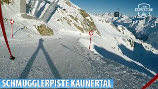 Schmugglerpiste an der neuen Weißseejochbahn am Kaunertaler Gletscher [upl. by Yenahc]