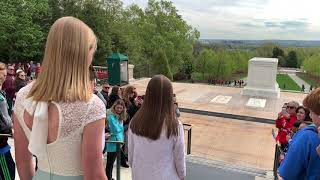 Arthurs Middle School Arlington Wreath Laying Ceremony [upl. by Tace]