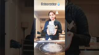 Detox water 💧for glowing skin ✨️ I detoxwaterforweightloss shorts shortvideo ytshorts trending [upl. by Emeric]