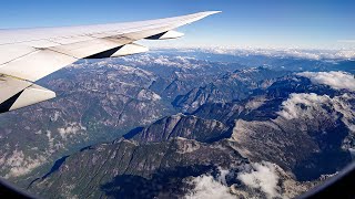 Most Beautiful Descent Into Vancouver  Air Canada 777300ER [upl. by Ricketts270]