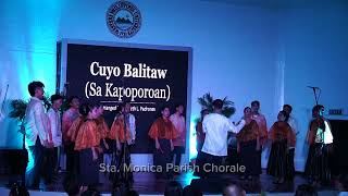 TOTING amp CUYO BALITAW Sa Kapoporoan  STA MONICA PARISH CHORALE Cuyonon Folk Song [upl. by Alisun647]