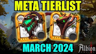 MARCH 2024 META TIERLIST  Albion Online [upl. by Mendelsohn]