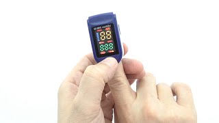 Fingertip Pulse Oximeter Lk87 Unboxing 4K [upl. by Acacia]