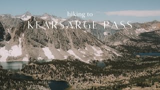 Hiking the Kearsarge Pass Trail in John Muir Wilderness [upl. by Lyrej887]