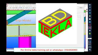 Connection 144 problem and solutionTekla structureTeklaBD [upl. by Uy]