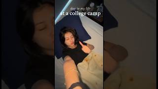 day in my life at a college camp music vlog dayinmylife collegecamp quickgrwm shorts [upl. by Wehrle]