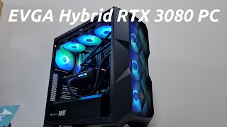 EVGA XC3 Hybrid RTX 3080 Gaming PC Build  Crazy low temps [upl. by Zeena]