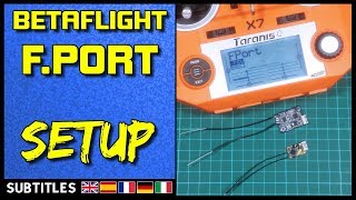 Frsky FPort  Betaflight Setup [upl. by Nnyrat961]