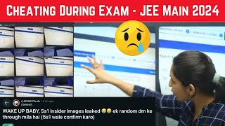 🚨Cheating in JEE MAIN WHAT NEXT Shift Cancelled 🚫📝 Request for Strict Action jee nta jee2024 [upl. by Jojo]