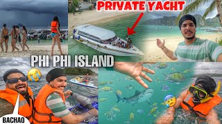 Thailand Phi phi island 😱 Water Activities Gone Crazy 😰 Snorkeling  Jet ski  Yacht  Beach [upl. by Nerag431]